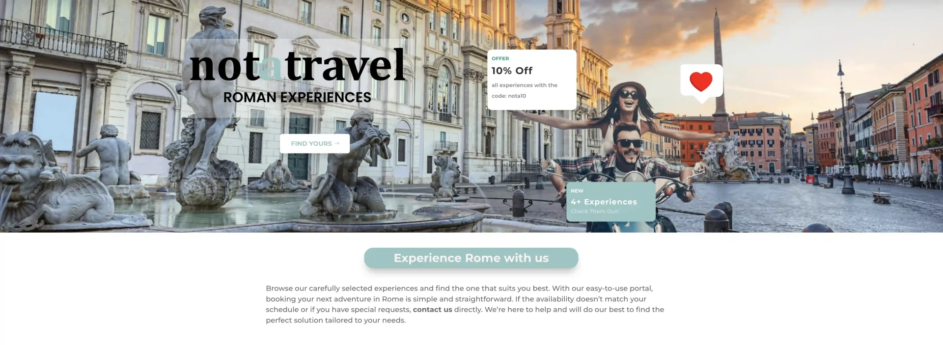 Notatravel gallery portfolio